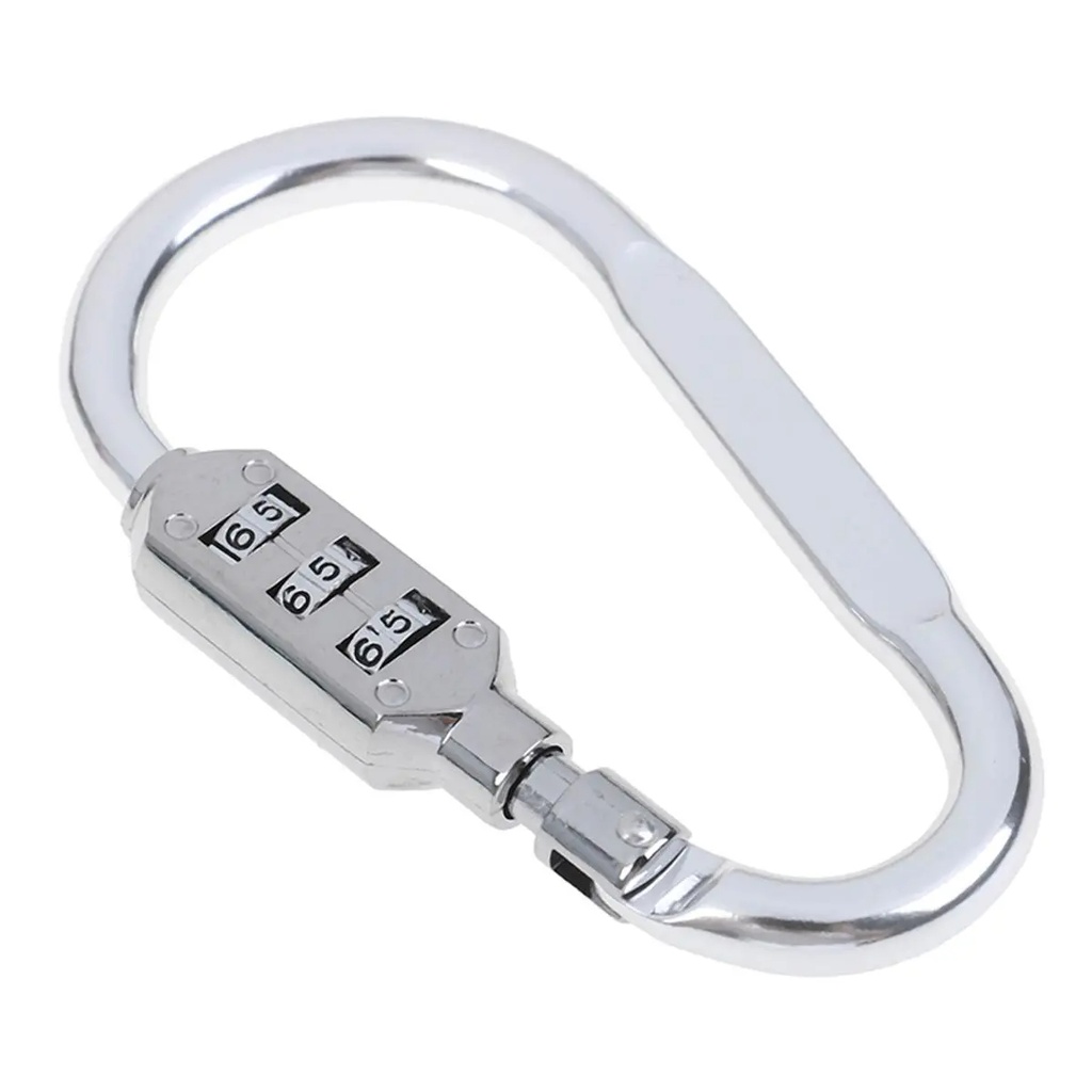 1pc Carabiner Padlock lock Travel Security Luggage Bag Suitcase Password Lock