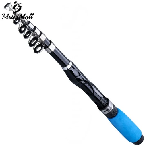 MeterMall 1/1.5m Portable Mini Fishing Rods Lightweight Telescopic Long-casting Fishing Pole For Carp Bass Trout
