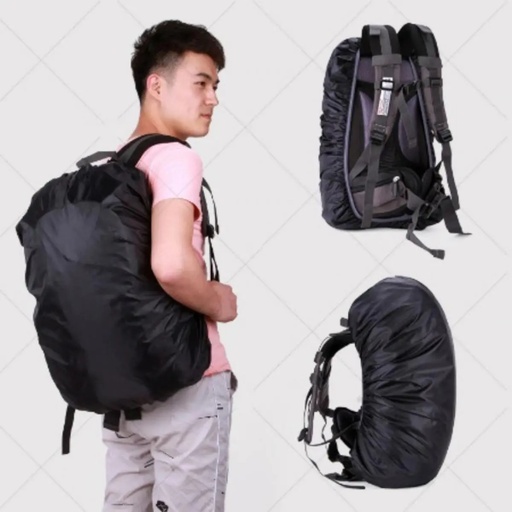 Bag Rain Dust Cover 45L-55L Protable Waterproof Anti-tear Dustproof Anti-UV Backpack Camping Hiking