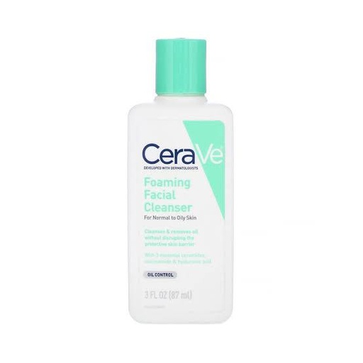 CeraVe Foaming Facial Cleanser For Normal To Oily Skin 87ml